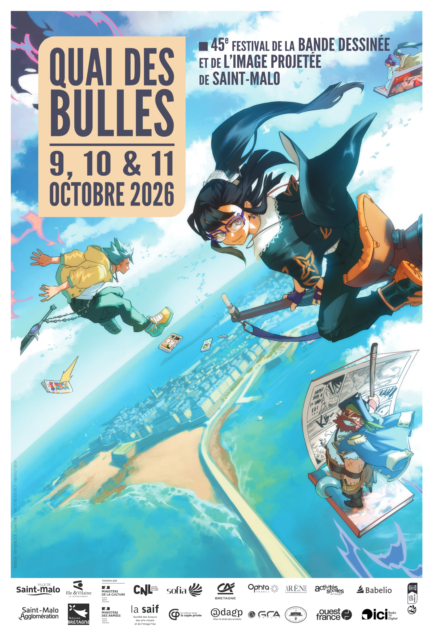 Festival de la bande dessinée et de l&rsquo;image projetée Quai des Bulles